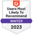 Users Most Likely to Recommend Winter 2023